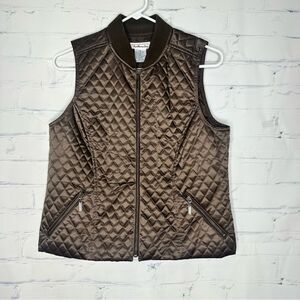 Talbots small brown vest‎